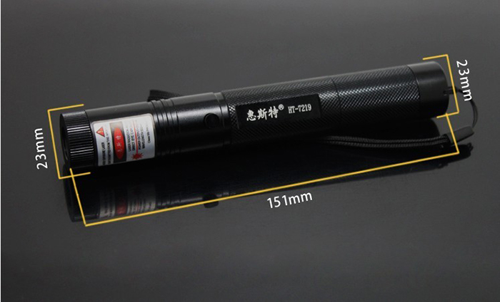 100mw~200mw 녹색 레이저 포인터 초점조절 가능 세이프티 락 부가/ 5 렌즈